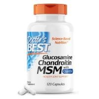 ราคา EXP 9/26 Glucosamine Chondroitin Msm with OptiMSM 120 Veggie Caps Doctor’s Best (42552783708)