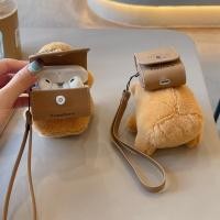 ราคา Plush capybara AirPods Case หูฟังสําหรับ AirPods 1/2 3rd gen pro 2 ชุดหูฟังบลูทูธไร้สายใหม่เคสป้องกัน (23990244325)