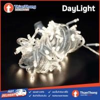 ราคา ไฟหยดน้ำ ไฟประดับ ไฟตกแต่ง LED 100 ดวง กระพริบ/ไม่กระพริบ ยาว 8 เมตร (237951747)