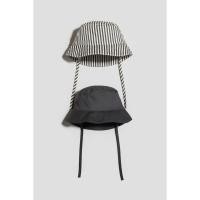 ราคา Set 2 หมวกลายเด็กสีเทา HM H&M_สินค้าแท้ (42675481599)