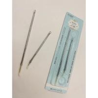 ราคา ที่กดสิว เหล็กกดสิว เข็มสแตนเลส 1 แพ็คมี 2 ชิ้น ลบสิวหัวดำ (25339023082)