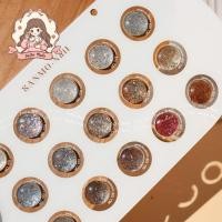 ราคา Sanmo15 Color Platinum Manicure Set (Gold Platinum Silver Platinum Glitter Sequins Nail Polish Glue) สไตล์แวววาวฟรีการ์ดสี+กระดานไม้ (28016878972)