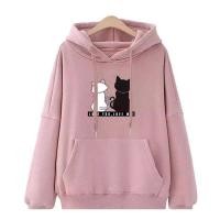 ราคา เสื้อฤดูหนาวใหม่เสื้อกันหนาวมีฮู้ดผู้หญิง กำมะหยี่แฟชั่นเกาหลี (17701104209)