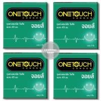ราคา (เซ็ต 4กล่อง) ถุงยางอนามัยวันทัช จอยส์ ขนาด 49มม. Onetouch Joys Condom (99938995)