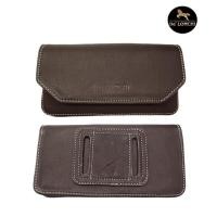 ราคา Delonchi กระเป๋าใส่โทรศัพท์ร้อยเข็มขัดทรงนอน หนังวัวแท้ ชามัวร์ (9074067225)