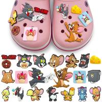 ราคา น่ารัก Tom และ Jerry 1 ชิ้นการ์ตูน DIY การ์ตูน Clogs รองเท้ากีฬาอุปกรณ์เสริมเหมาะสําหรับรองเท้าแตะ Pin รองเท้าแตะตกแต่งของขวัญเด็ก (40276587042)