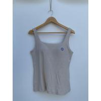 ราคา เสื้อกล้ามบราท็อปสีครีม Bratop Uniqlo คอเหลี่ยมสายเล็ก ผ้าร่อง ไซส์ 2XL (29877321668)