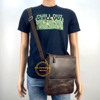 ราคา กระเป๋าสะพายหนัง CROSSBODY BAG KULIT ALONG BAG OFFICE BAG TIMBERLAND KICKERS CAMEL MENEGAK (23769191090)