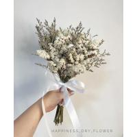 ราคา ดอกไม้เจ้าสาวจากดอกไม้แห้ง ช่อบูเก้ถ่ายพรีเวดดิ้งหน้าเดียว ช่อแบน (19355261051)