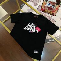 ราคา Evisu New Style Buddha Head Letter Printing เสื้อยืดแขนสั้นคอกลมทรงหลวมสําหรับผู้ชาย (46802047017)