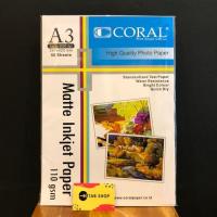 ราคา Best กระดาษอิงค์เจ็ท Coral Matte A3 110 Gsm 50 แผ่น (40476367860)
