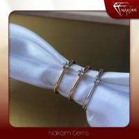 ราคา นคร เจมส์ แหวนเพชรแท้ ทองคำแท้14K(ทอง58.5%)รูปทรงสวยหรูฝังเพชรแท้ ขายได้ จำนำได้ พร้อมใบรับประกันสิ (28767965670)