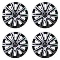 ราคา * Wheel Cover ฝาครอบกระทะล้อ ขอบ R 15 นิ้ว ลาย ดุม TOYOTA ดุมดำเงิน wc83 (1 ชุด มี 4 ฝา)** ส่งจาก กทม * (22779222569)