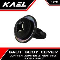 ราคา 1 PC Body Cover Bolt Yamaha Jupiter & Jupiter Z New & Mio 6x15 + Body Bolt Ring (47650482087)