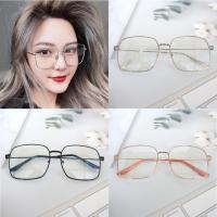 ราคา แว่นกรองแสง แว่นตากรองแสงสีฟ้า กรองแสงจอคอม กรองแสงมือถือ แว่นทรงSquare ป้องกันรังสี UVA/UVB, UV400 Anti-Blue Ligh (6878959325)
