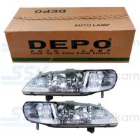 ราคา DEPO ไฟหน้า ACCORD ปี 98-01 ซ้าย/ขวา ไม่มีหลอด (217-1126L)/(217-1126R) (17411110069)