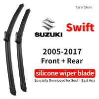 ราคา หน้า/หลัง ใบปัดน้ำฝน Suzuki Swift (2005-2017) wiper blade สำหรับ SX4 Sport SUV กระจังหลัง แบบ banana type silicone (26236563458)