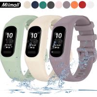 ราคา Miimall สายซิลิโคน Garmin Vivosmart 5 พร้อมเคส สาย Garmin Smart 5 สายซิลิโคนนิ่ม สายระบายอากาศ ยืดหยุ่น สําหรับ Garmin Vivosmart 5 Case Band (16073067544)