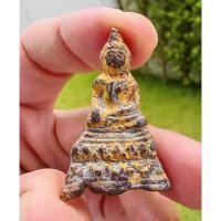 ราคา พระบูชายุครัตนโกสินทร์ตอนต้น ขนาดเล็ก ก้นอุดดินไทยเต็ม ลงรักปิดทองเก่า100ปี องค์ครูเนื้อชินตะกั่วสนิมแดง หายากมาก (41218980483)