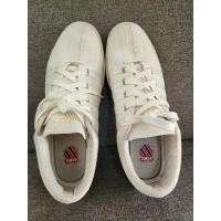 ราคา k swiss รองเท้าผ้าใบสีขาวผู้ชาย ไซส์ 44 ขนาดเท้า 29 cm ตำหนิด้านข้างรองเท้าปริตามรูปค่ะ (24714104990)