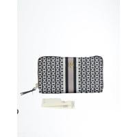 ราคา กระเป๋าถือสตางค์ Tory burch gemini link canvas zip continental wallet (28384636482)