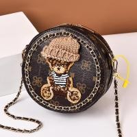 ราคา กระเป๋าสะพายข้าง Choberry น้องหมีใส่หมวกไหมพรม ทรงกลมสีน้ำตาลเข้ม แบรนด์แท้ (22917066455)