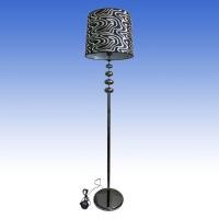 ราคา WH โคมไฟ ตั้งพื้นสีเงินโป๊ะดำ+หลอด LED-5W รุ่น WL-ML859-BK-[LED-5W] (52209850)