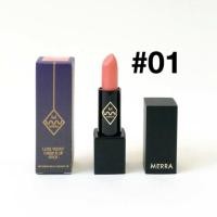 ราคา MERRA Lipstick #01 Valerie ชมพูอมส้ม (127808242)