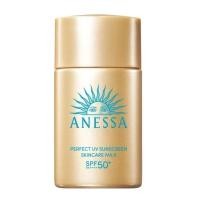 ราคา (แถม!!มาส์กหน้า89฿) Anessa Perfect UV Sunscreen Milk NA SPF50+ PA++++ 20ml. กันแดดสูตรเนื้อน้ำนม (28574969193)