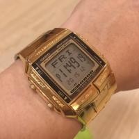 ราคา Casio Data bank รุ่น DB-360G-9ADF สาย stainless สีทอง รุ่นยอดนิยมจ้า (4407262)