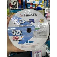 ราคา Ridata CD-R 52x / 80 min 700MBหน้าปริ้นท์ Data&Video แพ็คละ 50 แผ่น (19446665098)