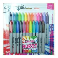 ราคา ปากกามาร์กเกอร์ ชาร์ปี้ Sharpie fine แพ็ค 24ด้าม color burst (2051377059)
