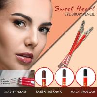 ราคา (1แพค 12 แท่ง) Sweet Heart Eye Brow Pencil สวีทฮาร์ท ดินสอเขียวคิ้ว เนื้อนิ่มเขียนง่าย (25677688070)