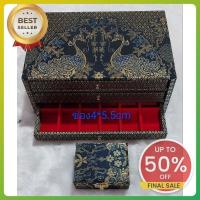 ราคา กล่องใส่พระ3ชั้น54ช่องลายไม้ผ้าลายไทยหนังเทียม(ช่อง4.0*5.5.และช่องใหญ่4.5*6.3) (29124155769)