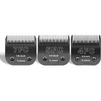 ราคา 7FC + 5FC + 4FC สีดําที่ถอดออกได้สัตว์เลี้ยงสุนัข Grooming Clipper ชุดใบมีดสแตนเลส,ใช้งานร่วมกับ Andis,Oster A5,Wahl KM10 Series Clippers, 3 แพ็ค (44701258907)