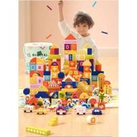 ราคา ของเล่นไม้บล๊อคต่อรูปเมือง 202ชิ้น ***กล่องไม่สวยนะคะ*** (28853276433)