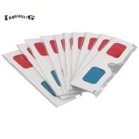 ราคา แว่นตา 3 มิติ เลนส์สเตอริโอกระดาษสีแดงและสีน้ำเงิน 10 คู่สำหรับตั้งแว่นตา กระดาษ อนาลลีฟ (40604281330)