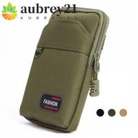 ราคา AUBREY1 กระเป๋าโทรศัพท์มือถือกลางแจ้งทนทานเดี่ยว/สองชั้นไนลอน Colth Khaki กระเป๋าคาดเอว (47852821522)