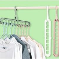 ราคา GANTUNGAN Magic Hanger ไม้แขวนเสื้ออเนกประสงค์ 9in1 Magic Hanger ประหยัดพื้นที่อเนกประสงค์ -U2U.SHOP. (27441321193)