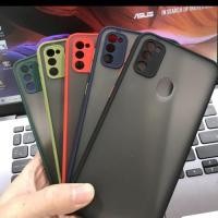 ราคา Bumper Candy Hybrid Matte Case Samsung M11 , M12 , M21 , M22 Casing Frosted Hard Case (40755778626)