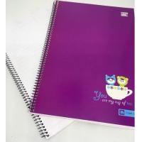 ราคา (KTS)สมุดริมลวดกระดาษปอนด์ 70แกรม (จุ 60 แผ่น) ตราช้าง FMW-101 คละสี/ลาย (20535386808)