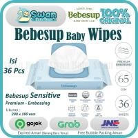 ราคา Bebesup Baby Wipes Sensitive บรรจุ 36 ชิ้น / ผ้าเช็ดทําความสะอาดเปียก Bebesup (26902493251)