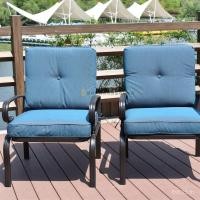 ราคา สวนกลางแจ้งโต๊ะรับประทานอาหารเก้าอี้เฟอร์นิเจอร์พักผ่อนเฟอร์นิเจอร์เหล็กเหล็กหล่อเหล็กหล่อยุโรประเบียงโต๊ะเก้าอี้หล่ออลูมิเนียมลาน 1พี3ส (49452782392)