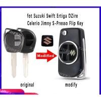 ราคา (xinfan6688) ขาย Cod ปลอกกุญแจรีโมตรถยนต์ แบบฝาพับ ลายโลโก้ สําหรับ Suzuki Swift Ertiga sx4 vitara alto ignis DZire Celerio Jimny S-Presso (24709398866)