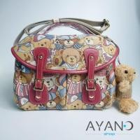 ราคา กระเป๋าสะพาย (สายสปอร์ต) Daivd Duke (TTWN BEAR) (สีชมพูเข้ม) แถม ปอมหมี1ตัว (8714503883)