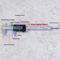 ราคา Digital Vernier Caliper เครื่องมือวัดเวอร์เนียดิจิตอล (2029439458)