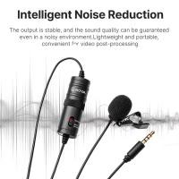 ราคา BOYA BY-M1 Omni-directional Lavalier Microphone Lapel Clip-on Condenser Mic ปลั๊ก 3.5 มม.สําหรับกล้อง DSLR กล้องวิดีโอสมาร์ทโฟน (43425982498)