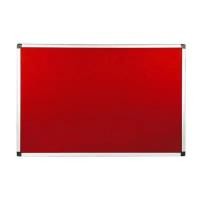 ราคา บอร์ดกำมะหยี่ขอบอลูมิเนียม 60x90 ซม. แดง ONE (27908850984)