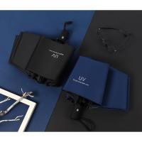 ราคา พร้อมส่ง ร่มกันแดด ร่มพับอัตโนมัติ 3 ตอน ร่มกันUV (23937726107)