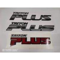 ราคา สติ๊กเกอร์ดั่งเดิม TRITON PLUS ติดข้างท้ายรถ MITSUBISHI TRITON ทุกปี (1273639718)